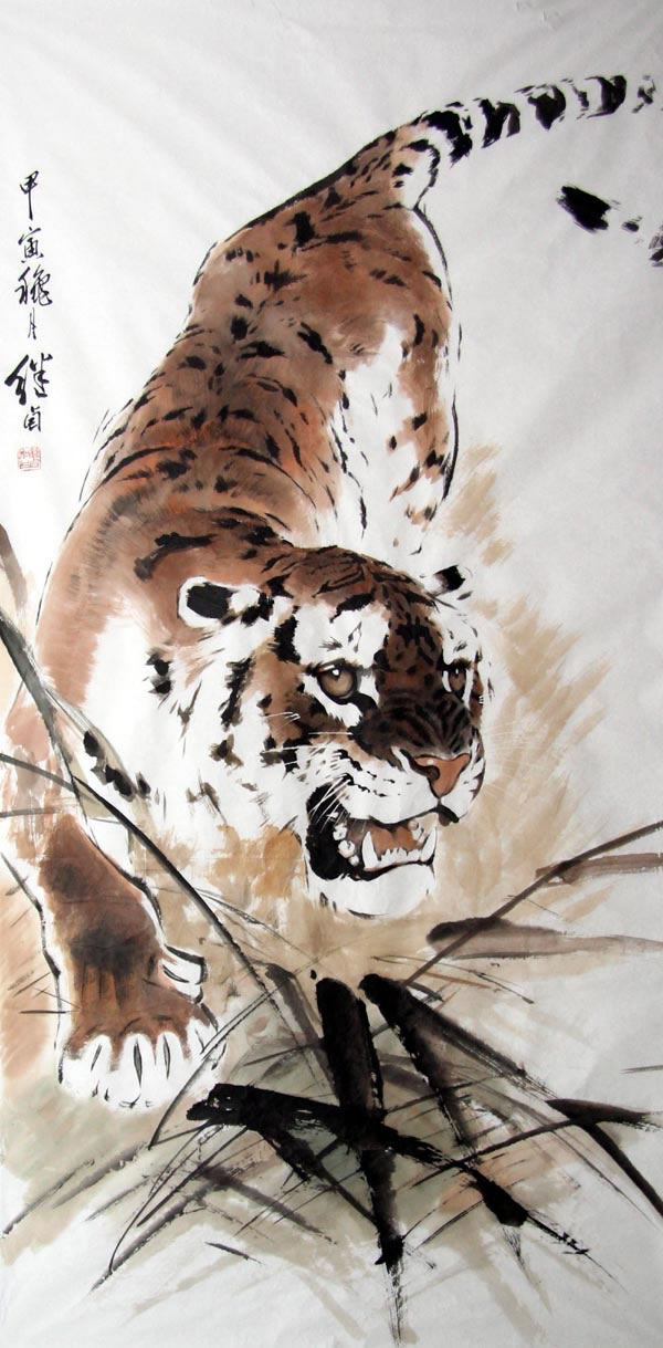 刘继卣书画作品字画收藏欣赏ljy 动物_高仿字画网高仿字画